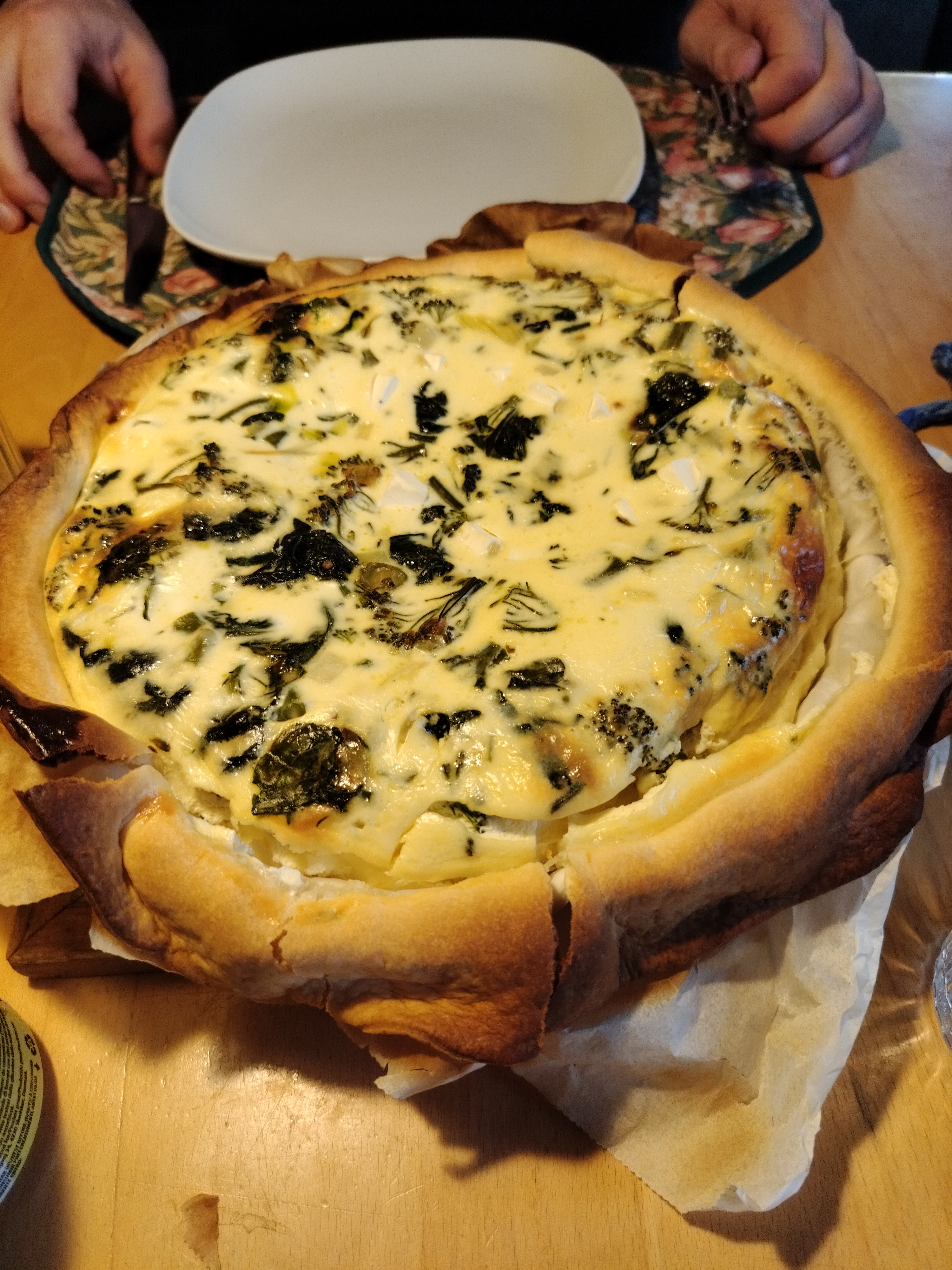 Spinattaerte m feta webop